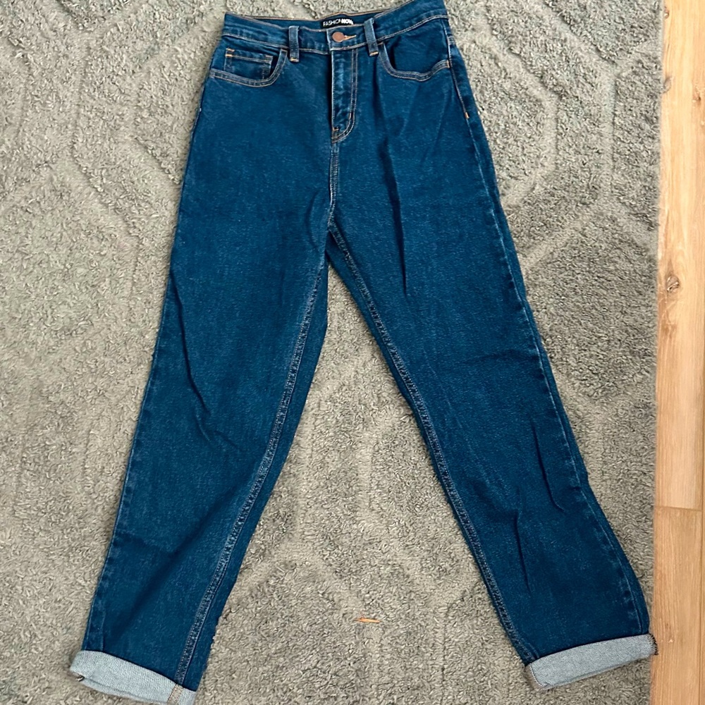 Fashion Nova Mom Jeans worn once